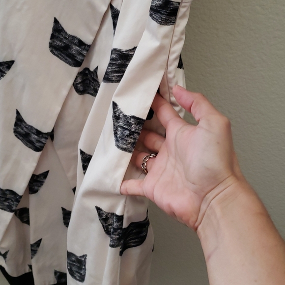 Anthropologie Leah Reena cat print dress - Picture 5 of 7